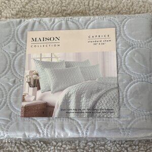 NEW Pale Blue Satin Pillow Sham